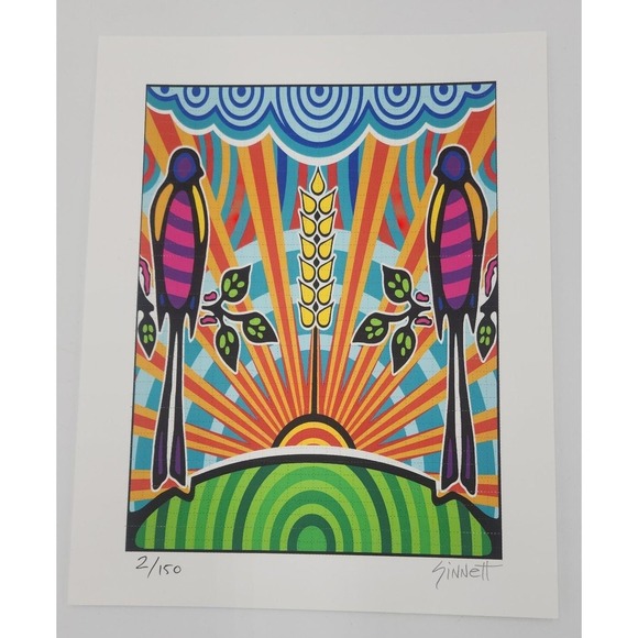 blotterart.io Other - Rick Sinnett "Keepers of the‎ Wheat" signed blotter art print limited edition